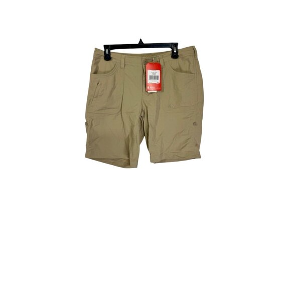 The North Face Womens Horizon II Cargo Shorts Dune Beige Size 16  Outdoor UPF 50 - Picture 1 of 12